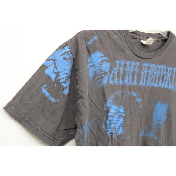 VTG 90s NOT a REPRINT! Jimi Hendrix Collage Rock Tee T-Shirt Men's Size L Guita - Picture 6 of 11